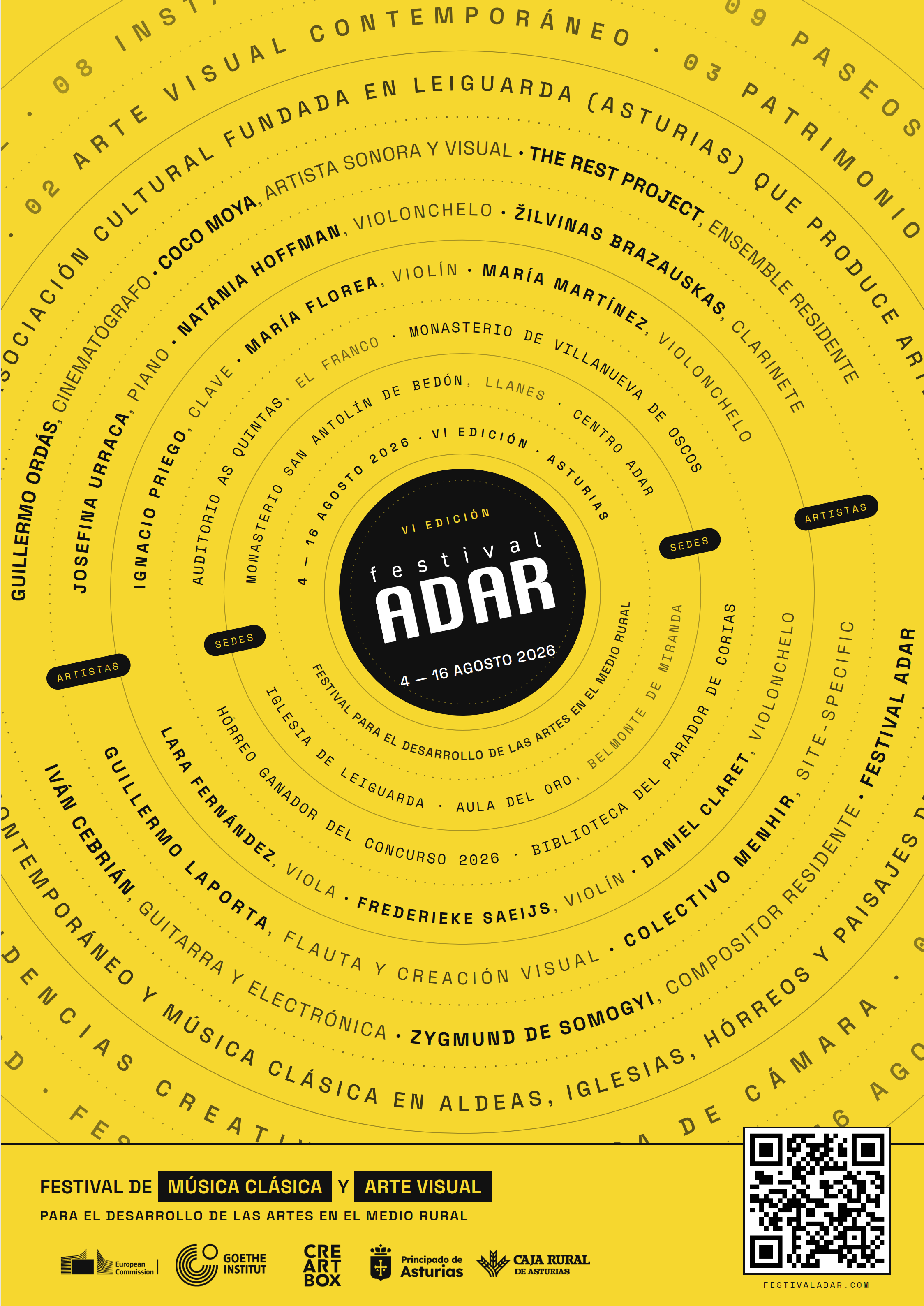 Cartel oficial Festival ADAR 2026
